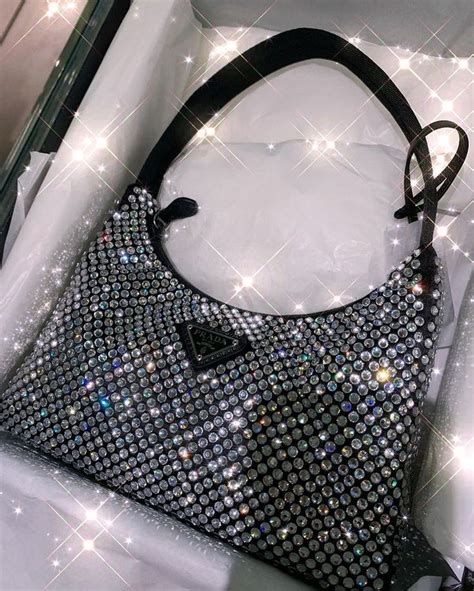 prada mini sparkle bag|glitter prada handbags.